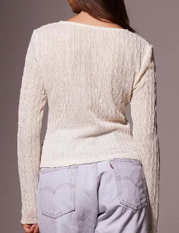 Bluza SHEIN, ecru Alb