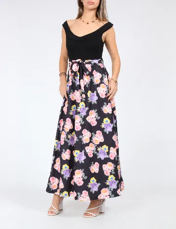 Rochie lunga SHEIN, floral print Floral print