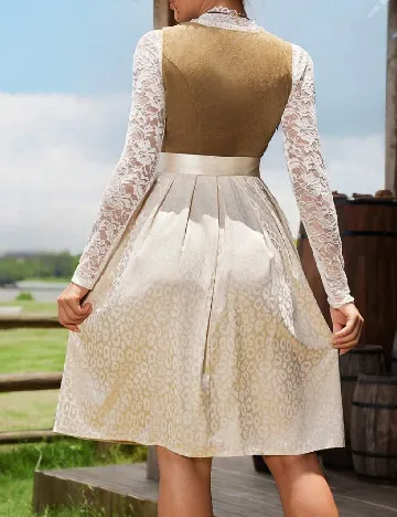 Rochie scurta SHEIN, crem Crem