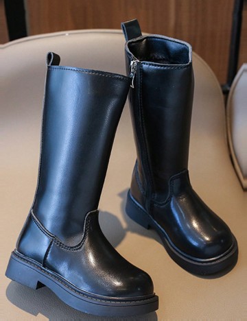 Cizme Shein Kids, negru