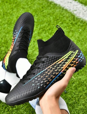 Ghete de fotbal SHEIN, negru