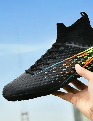 Ghete de fotbal SHEIN, negru Negru