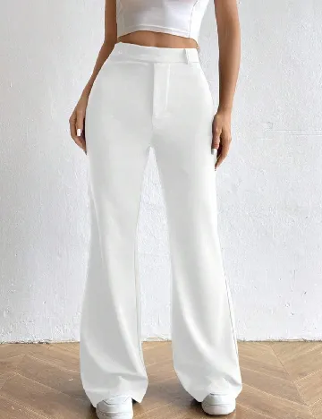 Pantaloni SHEIN, alb