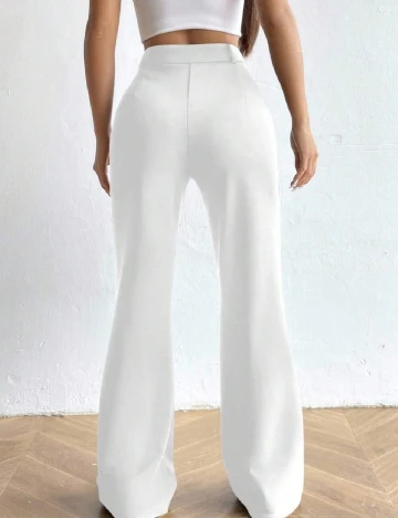 Pantaloni SHEIN, alb