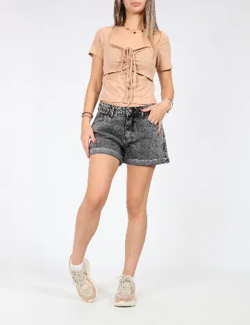 Pantaloni scurti SHEIN, gri