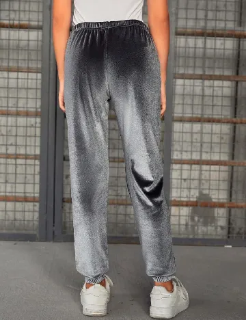 Pantaloni Shein Kids, gri