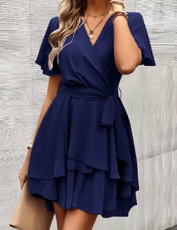 Rochie scurta SHEIN, bleumarin Albastru