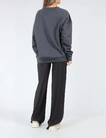 Bluza Oversize SHEIN, gri inchis