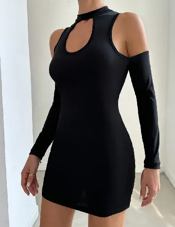 Rochie scurta SHEIN, negru Negru