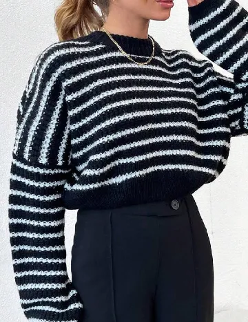 Pulover SHEIN, negru