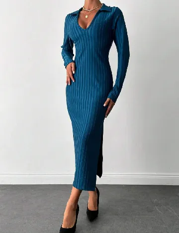 Rochie medie SHEIN, albastru Albastru