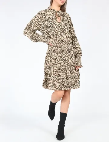 Rochie scurta SHEIN, animal print Animal print