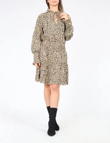 Rochie scurta SHEIN, animal print Animal print