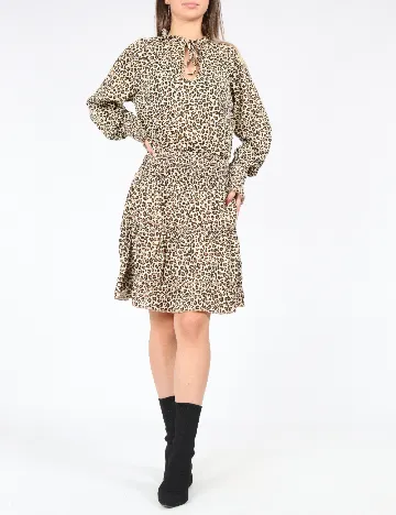 Rochie scurta SHEIN, animal print Animal print