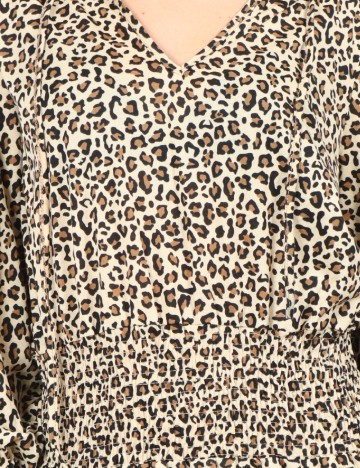 Rochie scurta SHEIN, animal print