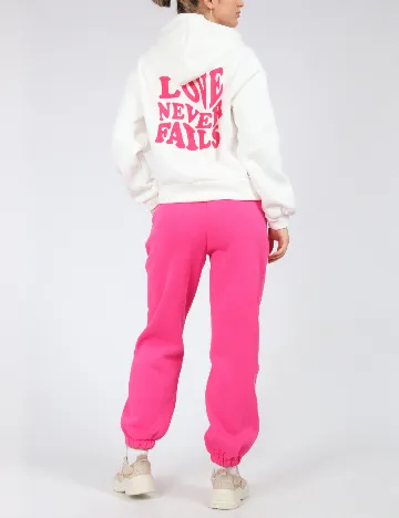 Compleu SHEIN, alb/roz