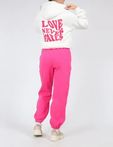 Compleu SHEIN, alb/roz