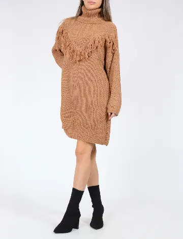 Rochie scurta SHEIN, maro Maro