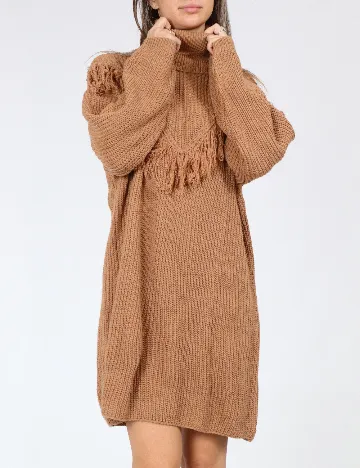 Rochie scurta SHEIN, maro Maro