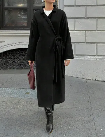 Palton SHEIN, negru Negru