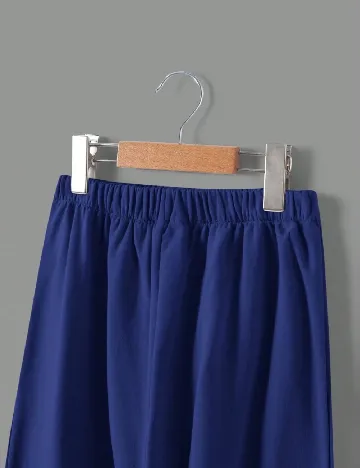 Compleu Shein Kids, alb/albastru