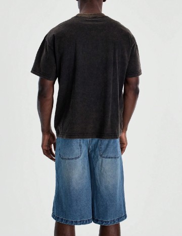 Tricou SHEIN, gri inchis