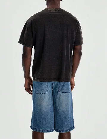 Tricou SHEIN, gri inchis