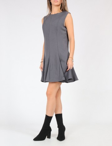 Rochie scurta SHEIN, gri deschis