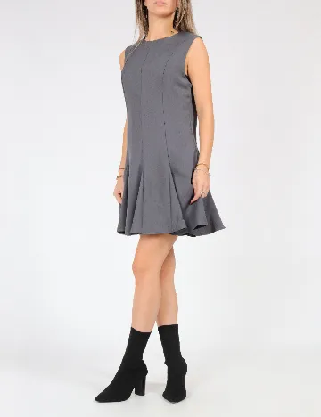 Rochie scurta SHEIN, gri deschis Gri