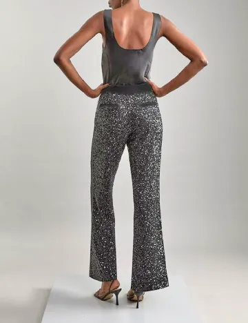 Pantaloni Karen Millen, argintiu Gri