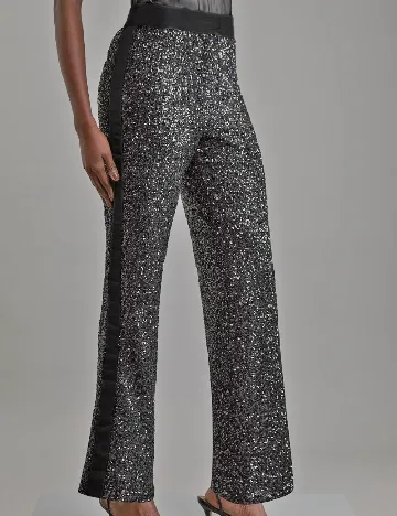 Pantaloni Karen Millen, argintiu Gri