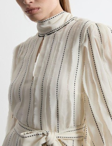 Rochie lunga Karen Millen, ecru