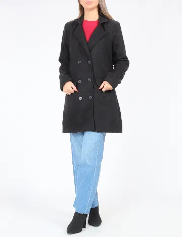 Palton SHEIN, negru Negru