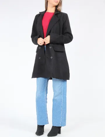 Palton SHEIN, negru Negru