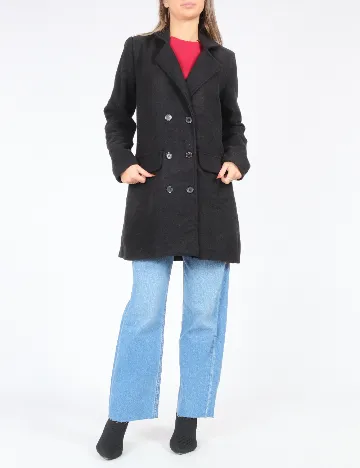 Palton SHEIN, negru Negru