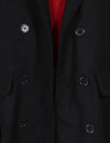 Palton SHEIN, negru Negru