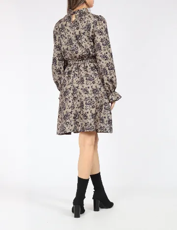 Rochie medie SHEIN, negru/verde Verde