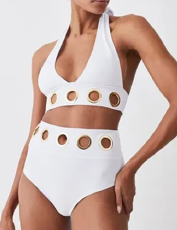 Sutien de baie Karen Millen, alb Alb