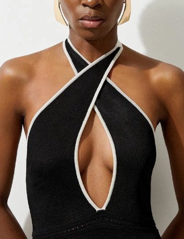 Rochie lunga Karen Millen, negru