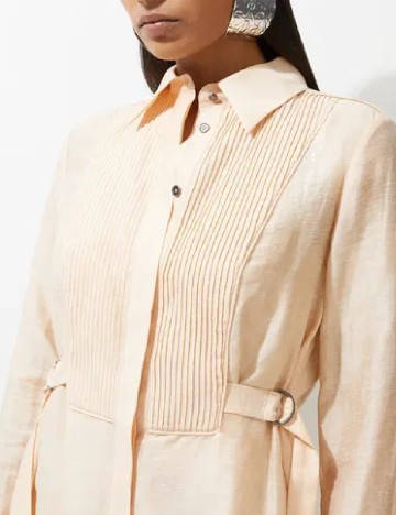 Rochie medie Karen Millen, crem