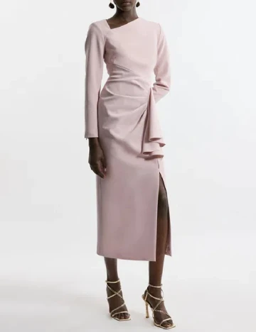 Rochie medie Karen Millen, roz Roz