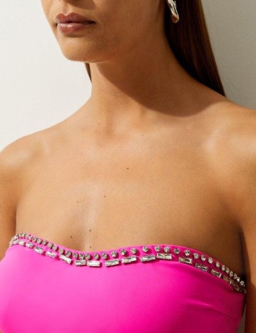 Sutien de baie Karen Millen, roz