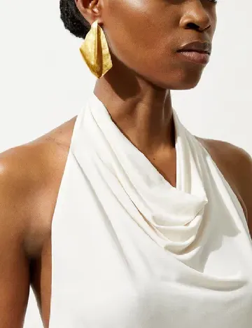 Rochie medie Karen Millen, ecru