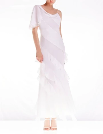 Rochie lunga Karen Millen, alb Alb