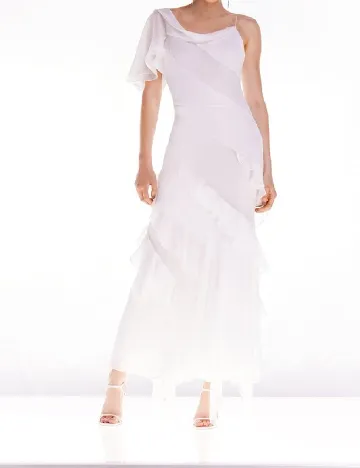 Rochie lunga Karen Millen, alb Alb