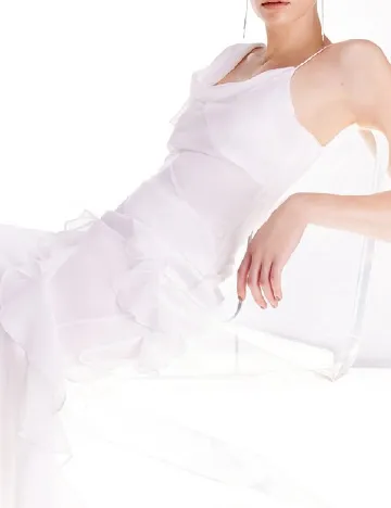 Rochie lunga Karen Millen, alb Alb