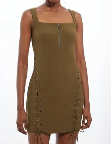 Rochie scurta Karen Millen, verde