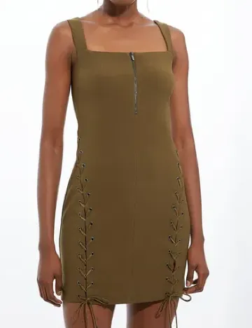 Rochie scurta Karen Millen, verde