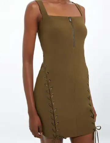 Rochie scurta Karen Millen, verde
