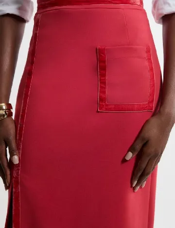 Fusta Karen Millen, rosu Rosu